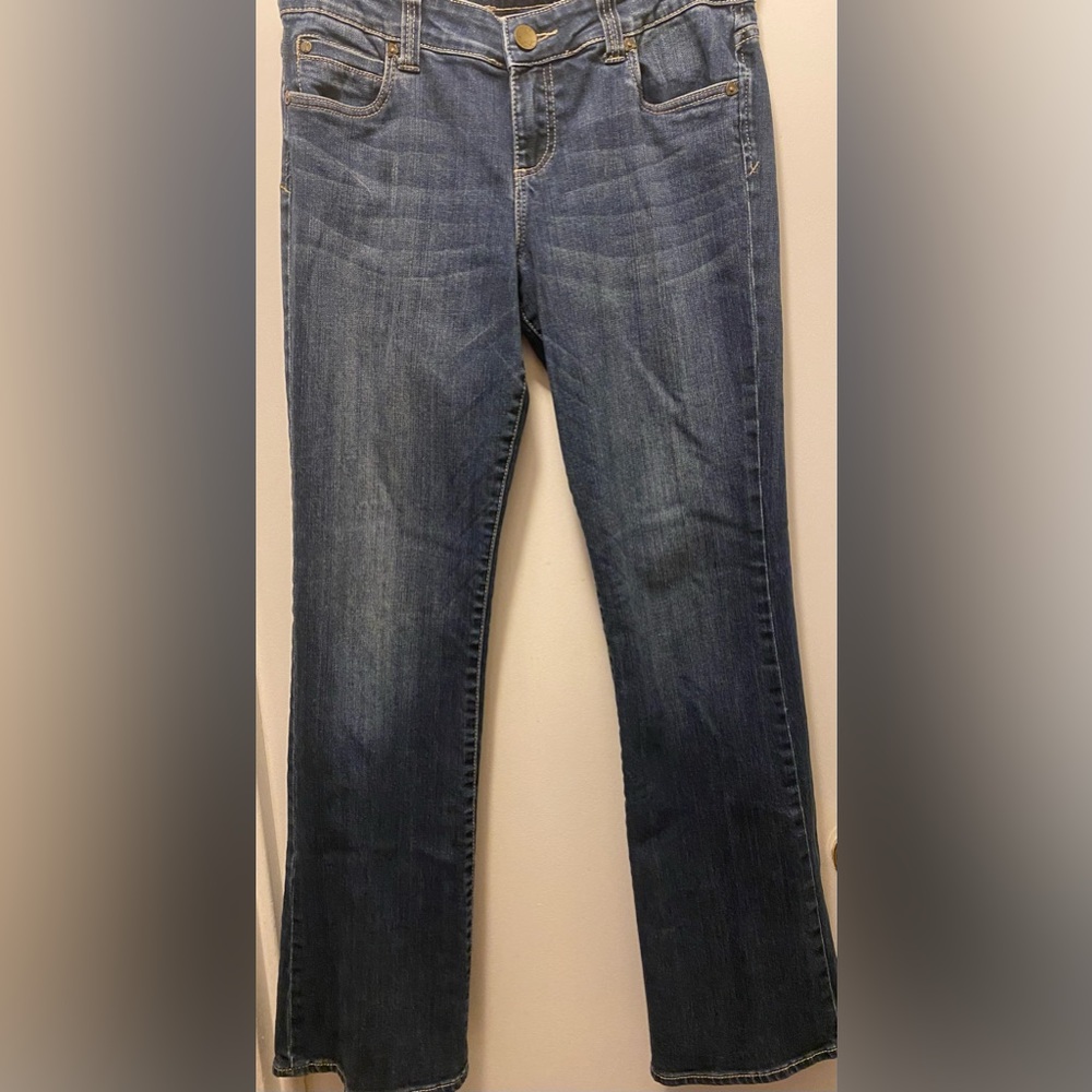 Kut from the Kloth Boot Cut Med/Dark Denim Medium Rise Women’s Jeans~Size 10